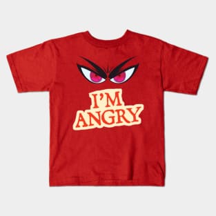 Angry man Kids T-Shirt